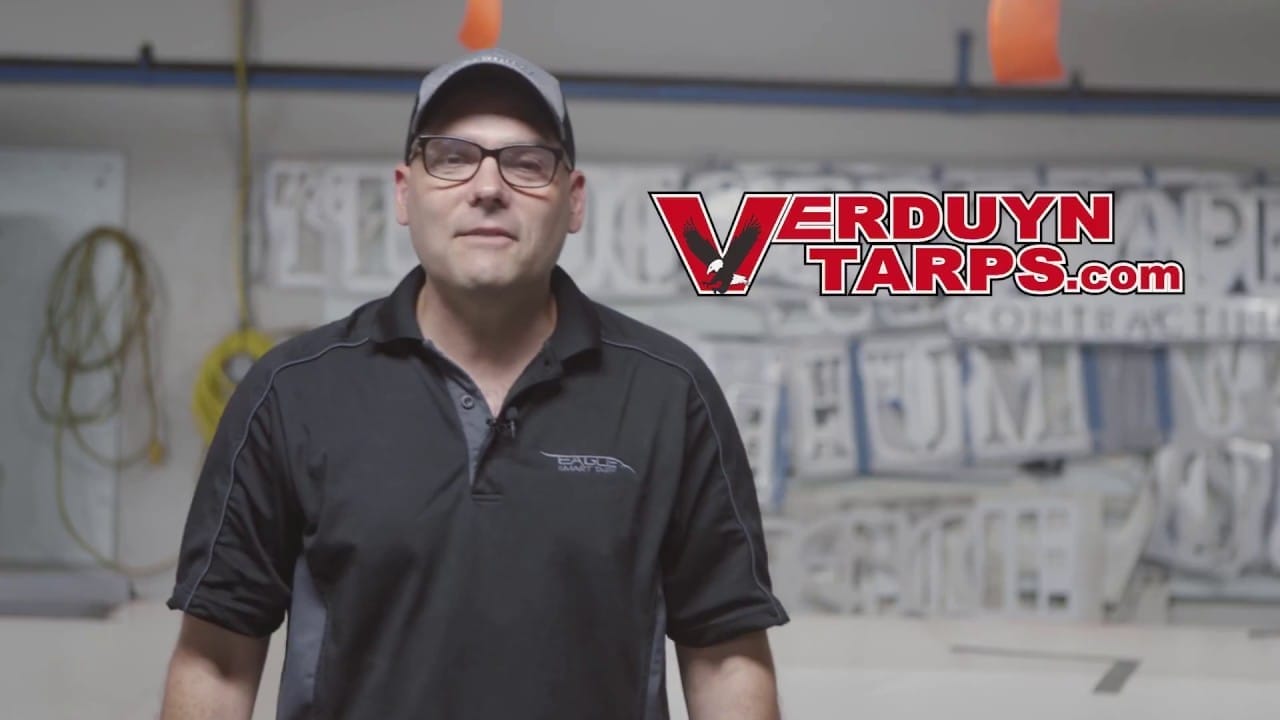 16' x 18' (4' Drops + Flap) Heavy Duty Steel Tarp - Verduyn Tarps