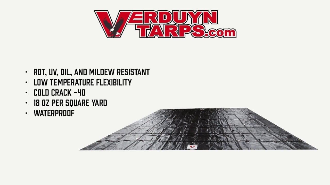 20' x 20' Heavy Duty Machine Tarp - Verduyn Tarps - Canada