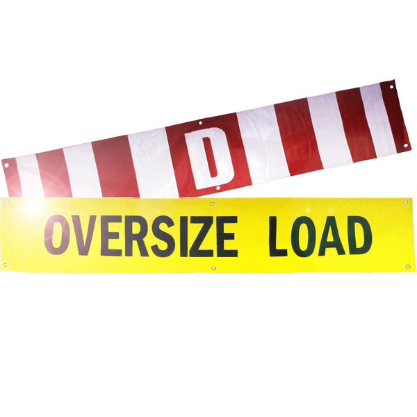 Truckdesign Reflective Banner – Convoi Exceptionnel, 1200x400mm, Made In Poland